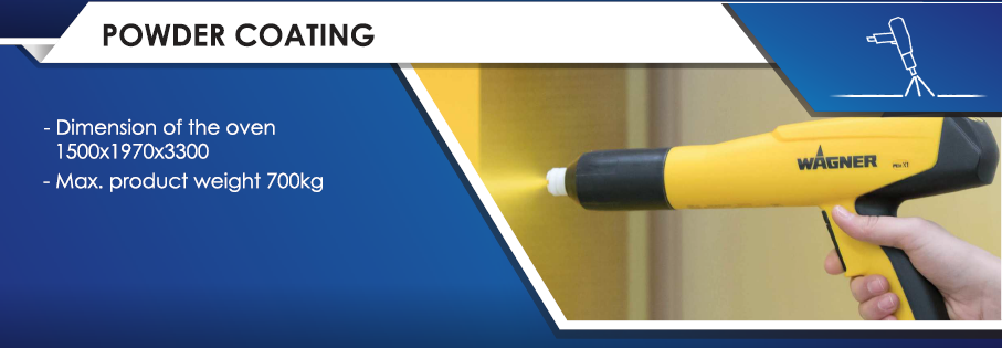 Powder coating machine/oven